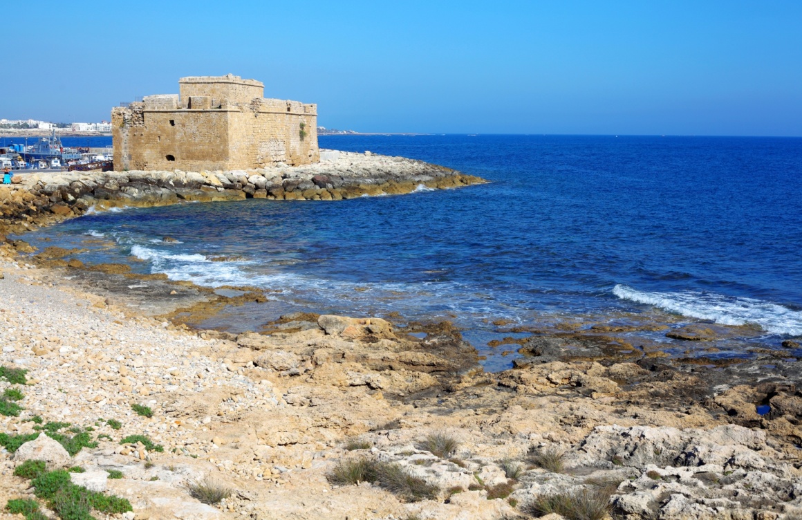 'Medieval fortification of Pafos bay, Cyprus' - Cyprus
